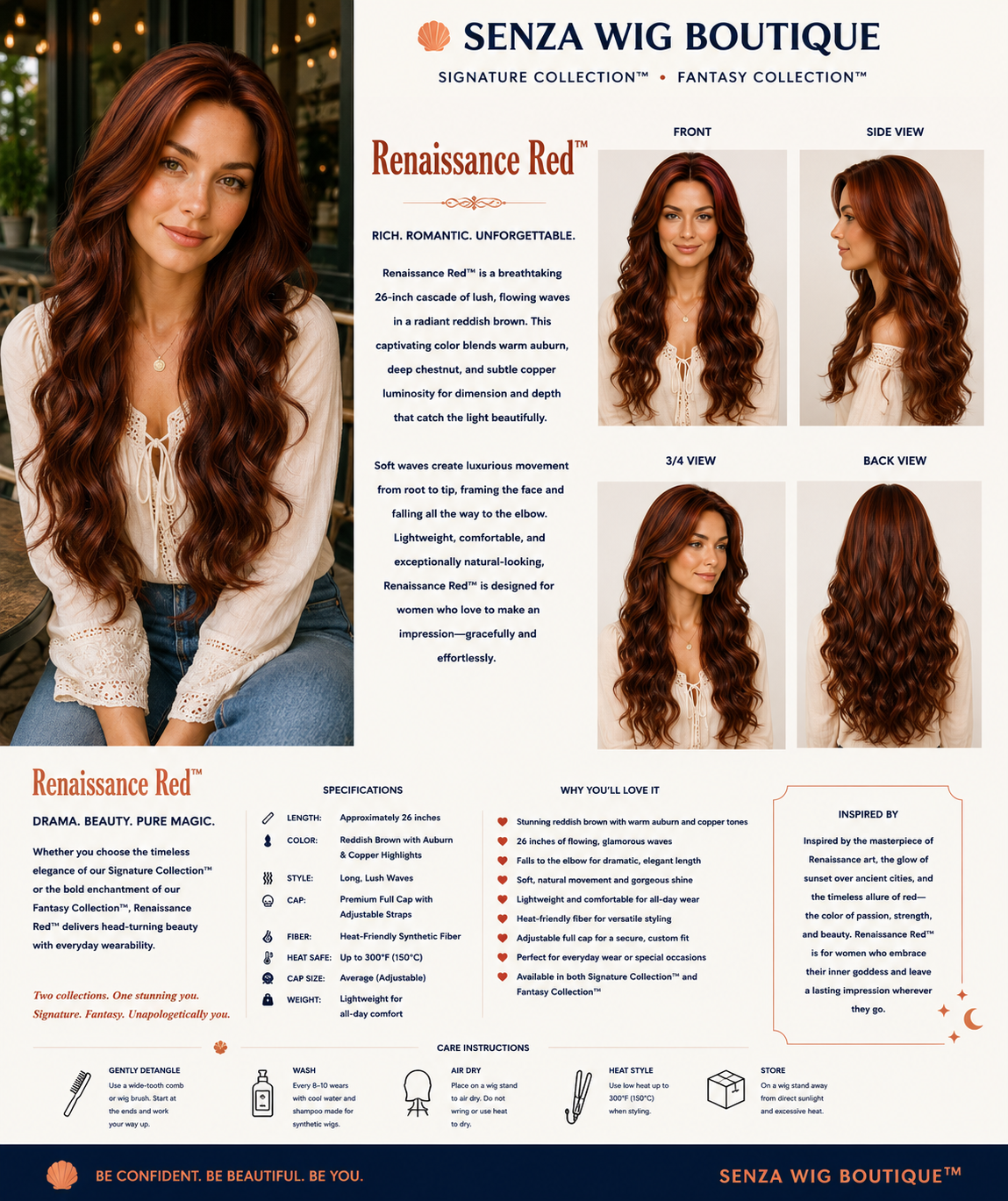 Renaissance Red - Senza Signature and Fantasy collections