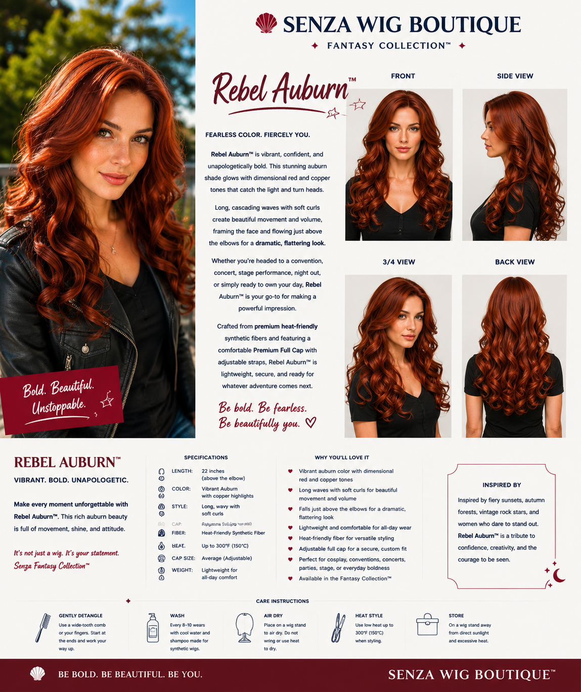 Rebel Auburn - Senza Fantasy Collection