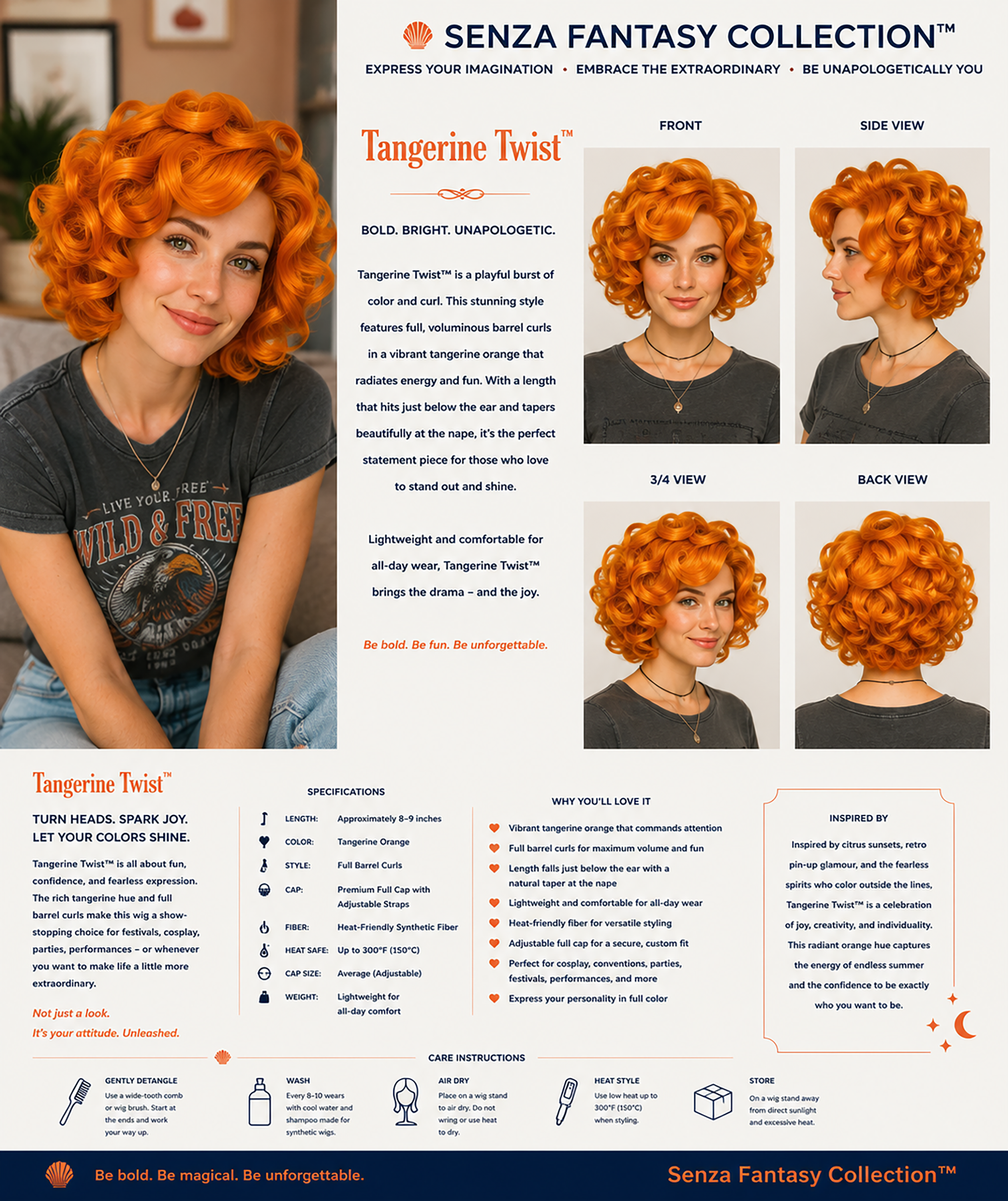 Tangerine Twist - Senza Fantasy Collection